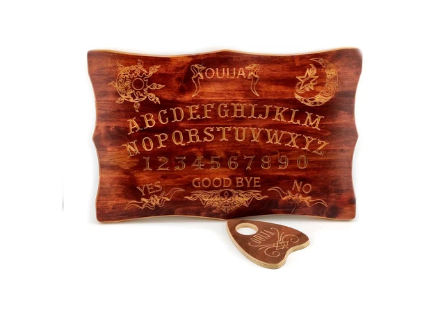 Фото 1 - Спиритическая доска OUIJA Эксклюзивная на английском языке (46×29×1,8см), разная, массив дерева