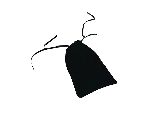 Фото 1 - Black bag for storing runes, pendulums, beads (20x12 cm)