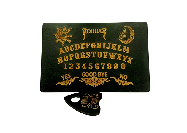 Фото 1 - Спиритическая доска OUIJA темная на английском языке (44,5×29×0,8см)