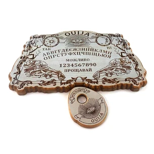 Spirit board Exclusive antique in Ukrainian language (48.5×29×2.4 cm), different, solid wood