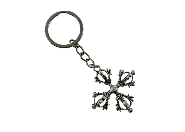 Фото 1 - Keyring Cross Vajra (40x40x17 mm)