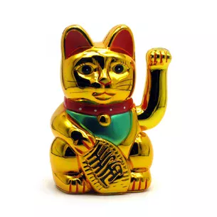 Cat Maneka-neko machetes with a paw plastic (18x11x10 cm) (batteries not included)