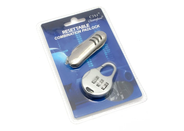 Фото 1 - Code lock with folding knife