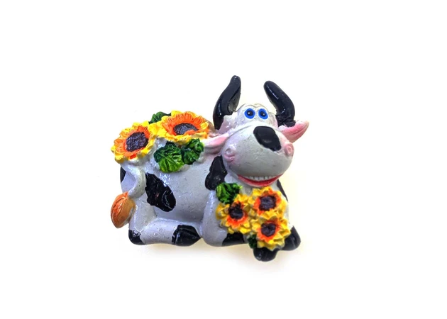Фото 1 - Magnet Cow with sunflowers (20 pcs/pack)