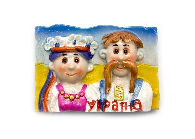 Фото 1 - Magnet Ukrainian with Ukrainian (20/pack) (6x4 cm)