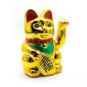 Cat Maneka-neko machetes paw plastic (14.5x9.5x9 cm) (batteries not included)