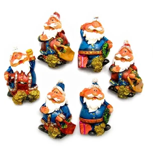 Santa Claus magnet (16 pcs/pack) (7x4x1.5 cm)