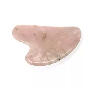 Guasha rose quartz massager (5x8x0.5 cm)