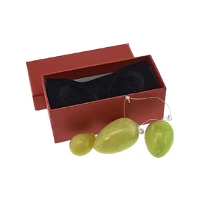 Jade massager Layers of Venus vaginal in a case (13x7x6 cm) (Fine)