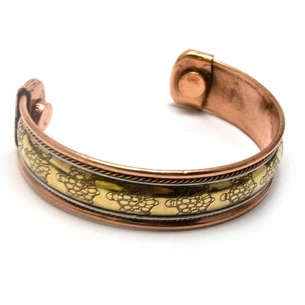 Turtle copper bracelet with magnets (№2)