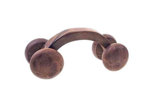Фото 1 - Массажер розовое дерево (4 колесика) (16х8х7 см)