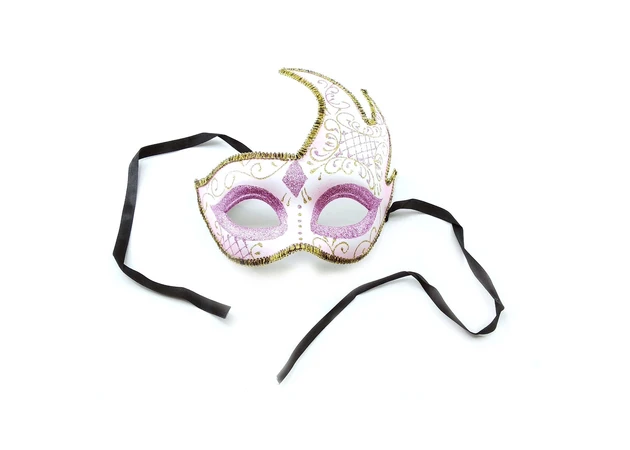 Фото 1 - Venetian pink mask (21x18x5 cm)