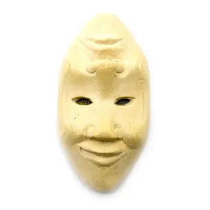Wooden mask Joy and sadness (16x9x4.5 cm)