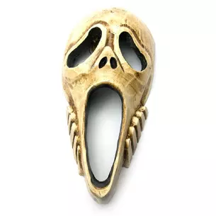 Wooden mask Scream (15x7x30 cm)