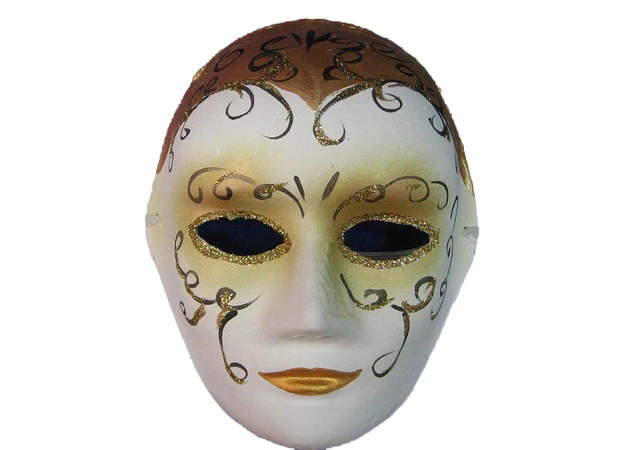 Фото 1 - Venetian papier-mâché carnival mask (25 cm) B