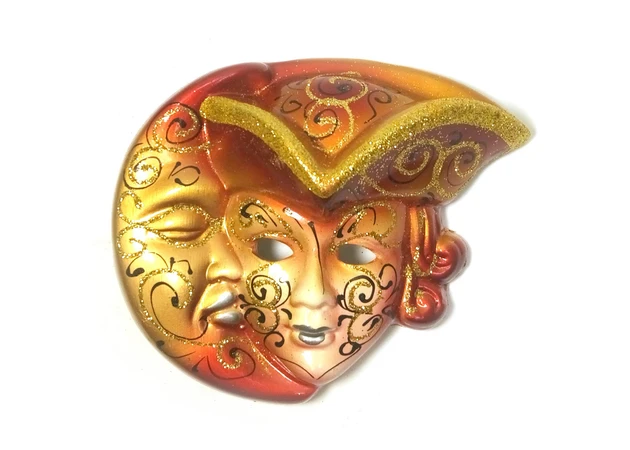 Фото 2 - Ceramic mask Venetian night (10 cm)