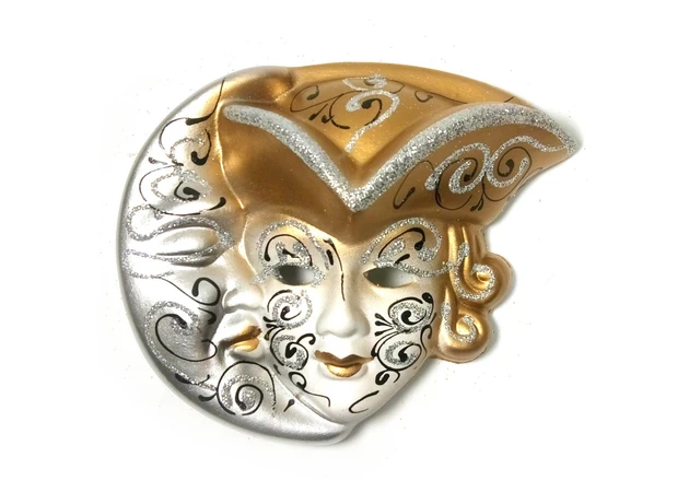 Фото 1 - Ceramic mask Venetian night (10 cm)