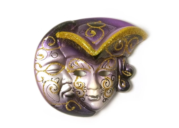 Фото 3 - Ceramic mask Venetian night (10 cm)