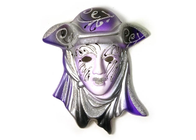 Фото 1 - Mask ceramic Venice purple (12.5x11x5 cm) (pack of 6) A