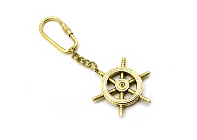 Фото 1 - Keychain (N) Steering wheel bronze (India)