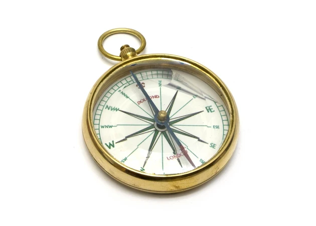 Фото 1 - Compass bronze Dollond London (d-5.5, h-1.5 cm)