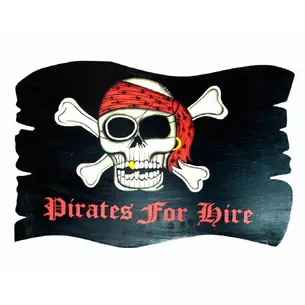 Painting Jolly Roger (60x1x40 cm)