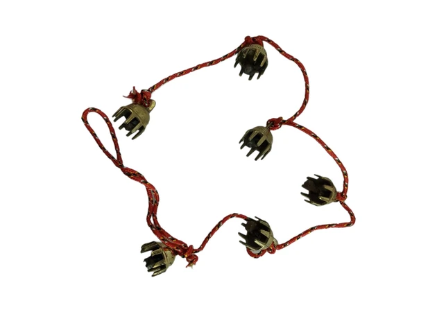Фото 1 - Bronze bells on a rope (85x3, 8x2, 7 cm)