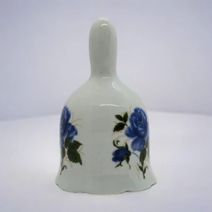 Ceramic bell Blue Flowers (8.5x5.5x5.5 cm)
