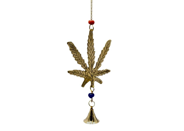 Фото 1 - Bell hemp leaf bronze