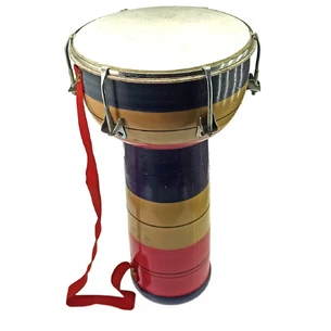 Rasta djembe drum (H-36 cm., Dr. 18-11 cm.)