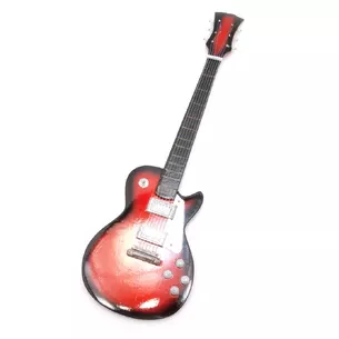 Mahogany miniature guitar (24x8x1.5 cm)