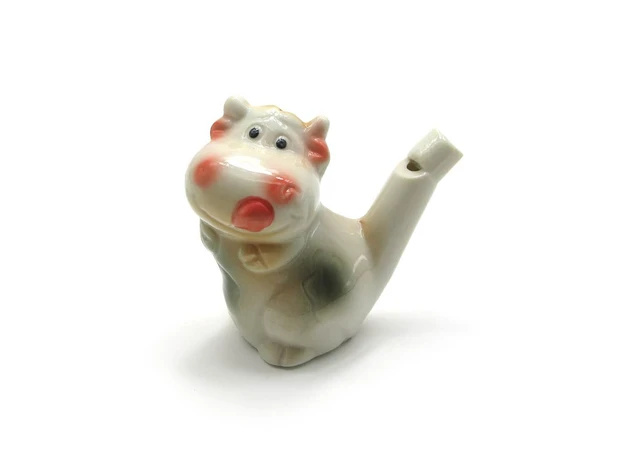 Фото 1 - Ceramic whistle Cow (6.5x8x3.5 cm)