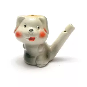 Свистулька керамическая Щенок (6,5х8х3,5 см)