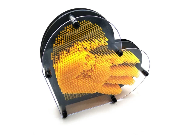 Фото 1 - Pinart Heart yellow (22.5x20x4.5 cm)