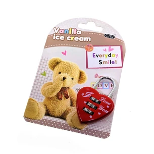 Lock for lovers Heart (5.5x4x1.5 cm).