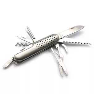 Folding knife with a set of tools (11 in 1) (9 cm)