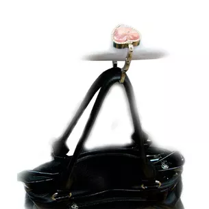 Bag holder for women's handbag Heart