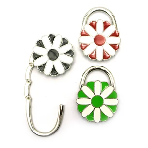 Bag holder for women's handbag Flower-Lock (6x4x1.5 cm)