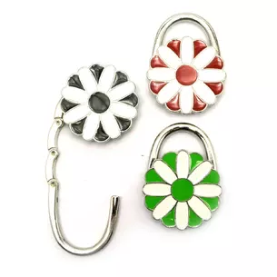 Bag holder for women's handbag Flower-Lock (6x4x1.5 cm)