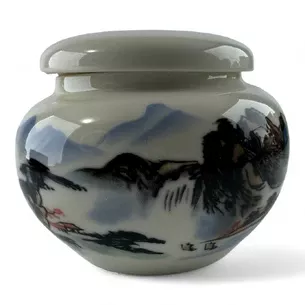 Ceramic tea pot (11.3x9.5x7.5 cm)