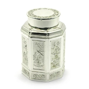 Баночка для чаю метал (11х7,5х7,5 см)