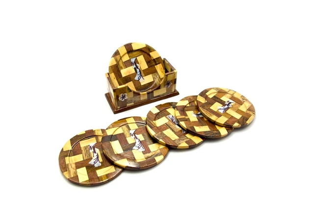 Фото 1 - Cup holders set of 6 pieces (11.5x5.5x9.5 cm) (Vietnam)