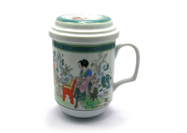 Фото 1 - Brewing cup with sieve (330 ml) (BFC2) Geisha (h-13cm, d-7.5 cm)