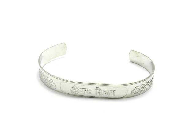 Фото 1 - Copper bracelet with mantra Silver