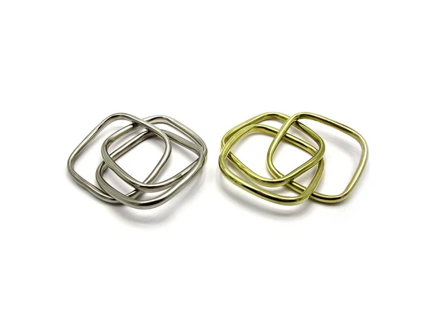 Фото 1 - Triple square metal bracelet