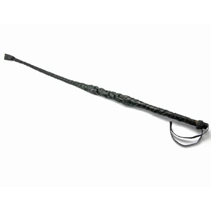Leather whip (75 cm)