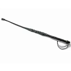 Leather whip (75 cm)