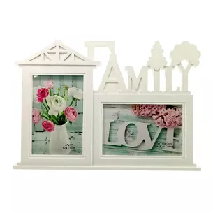 Photo frame for 2 photos (photo 15x10 cm) (32x22, 5x2 cm) A