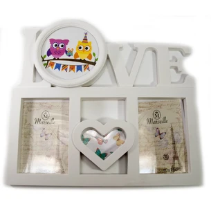 Photo frame for 4 photos (photo 10x15 cm d-12 cm) (36x32.5x3 cm)