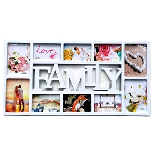 Photo frames (10 photos) (photo 18x13 cm 15x10 cm) (73x37x2 cm)